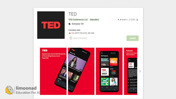 افزایش مهارت listening- TED