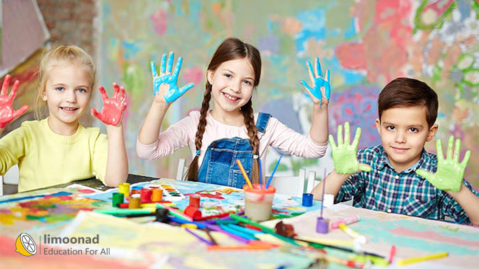سطح ایمنی و بهداشت کودکان هنگام نقاشی